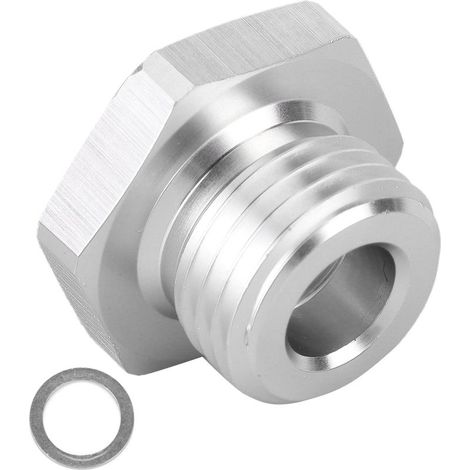 Adaptateur de capteur de pression d'huile M16x1,5 vers raccord en aluminium 1/8NPT pour moteur GM série LS (1/5)