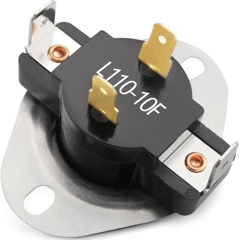 47-22860-06 SPST N/C Auto Reset Furnace Temperature Controller, Limit Switch L110-10F (also compatible)