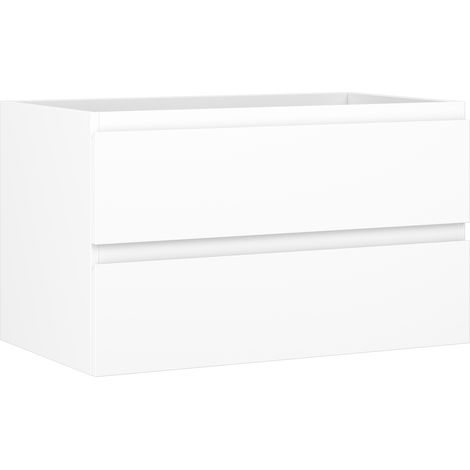 Mexen Orio Badezimmerschrank für Waschtisch 80 cm, 2 Schubladen, weiß matt - 91A10-08047-2-BFF01 (1/5)