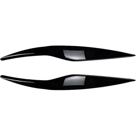 Compatible avec Fiesta Mk6 2008-2012 - Cache de phare avant noir brillant - Bande de contour de phare (1/5)