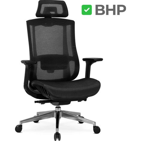 Dylan Ergonomischer Drehstuhl für Büros, Schwarz (1/5)
