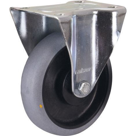 VARIOfit Bockrolle 160 x 40 mm grau elektrisch leitfähig (1/3)