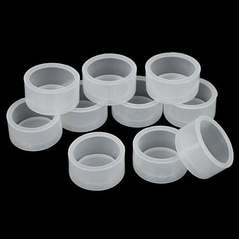 Lot de 10 cache-boutons poussoirs en caoutchouc, compatibles avec les systèmes de montage de 22 mm tels que les modèles LAY (1/5)
