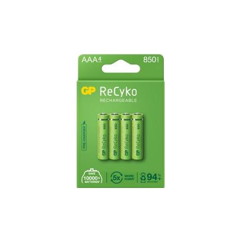 Wiederaufladbarer Akku AAA R03 850mAh NiMH 1,2V GP ReCyko+ EB4