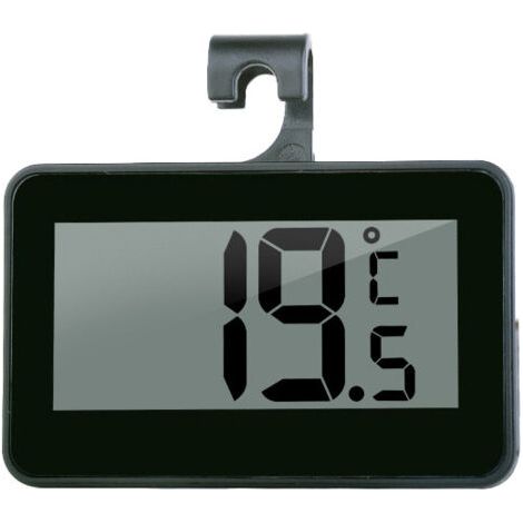 Lot de 2 mini thermomètres numériques pour réfrigérateur et congélateur avec crochet pour cuisine, maison et restaurant, affichage facile à lire, étanche (1/5)