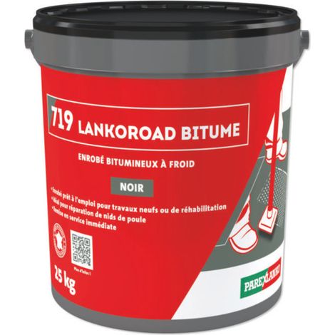 Enrobé bitumeux à froid PAREXLANKO 719 Lankoroad Bitume - Noir - 25kg