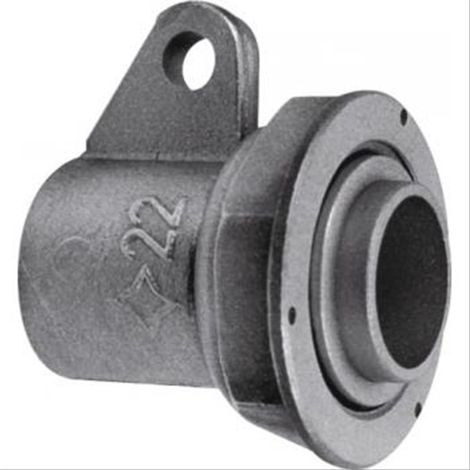 Raccord droit à joint plat Gaz avec patte de fixation pour tube Ø28mm, écrou 6/20