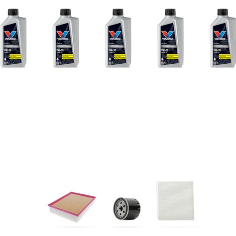 Kit tagliando 3 FILTRI e 5L OLIO compatibile con Audi A3 (8YA,8YS) 35 TFSI Hybrid 110kw dal 2020 (1/5)