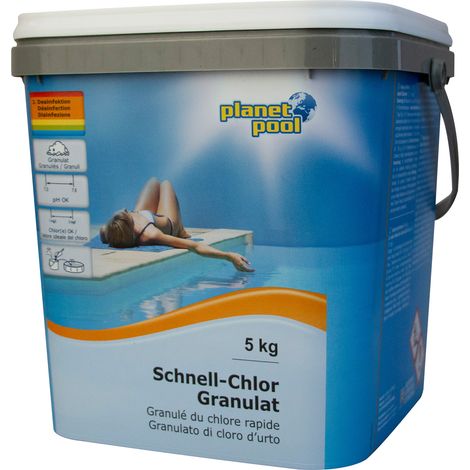 Planet Pool - Schnell-Chlor-Granulat, 5 kg (1/3)