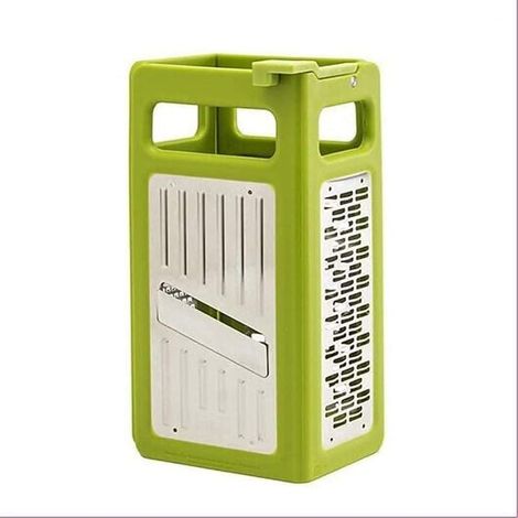 Rallador/rebanador plegable de acero inoxidable para verduras, quesos y frutas. Utensilio de cocina ligero y práctico. (1/5)