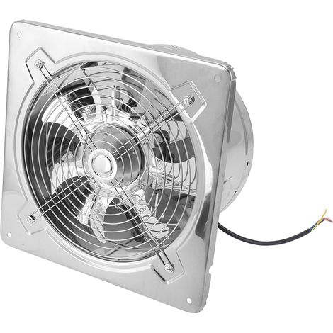 220V 100W acier inoxydable hotte de cuisine 300x300mm extracteur d'air industriel ventilation salle de bain modèle 10 pouces (très lourd) (1/5)