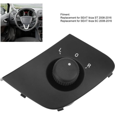 Commutateur de contrôle du rétroviseur 6J1959565A pour SEAT Ibiza ST et SC 2008‑2016 (1/5)