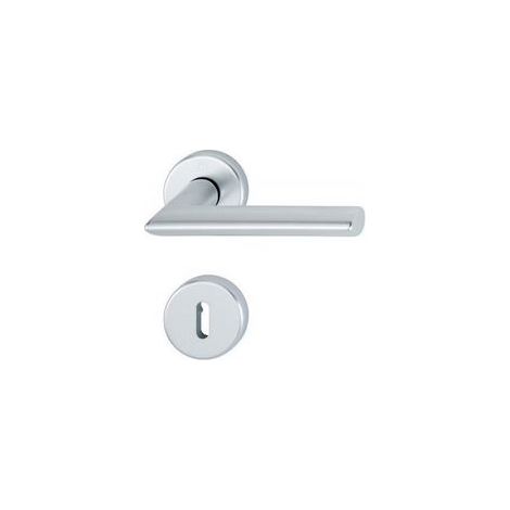 Par de manillas en rosa Stockholm HOPPE 1140/42K/42KS Silver Alu - Llave L - 2834332
