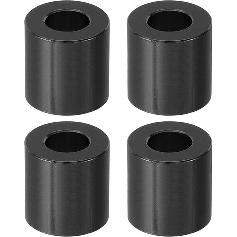 M8 Entretoise en Aluminium, Métal Entretoises Aluminium 8,2mm ID x 16mm OD x 16mm L Vis d'Espacement en Aluminium Ronde pour M8 Boulons à Vis, Noir (1/5)