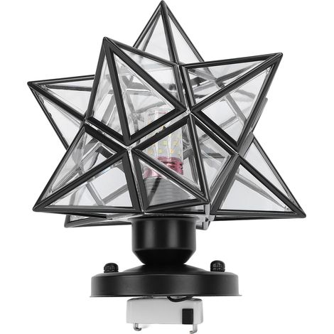 Plafonnier LED forme étoile 3 températures montage encastré filé 100-265V luminaire moderne chambre couloir (1/5)