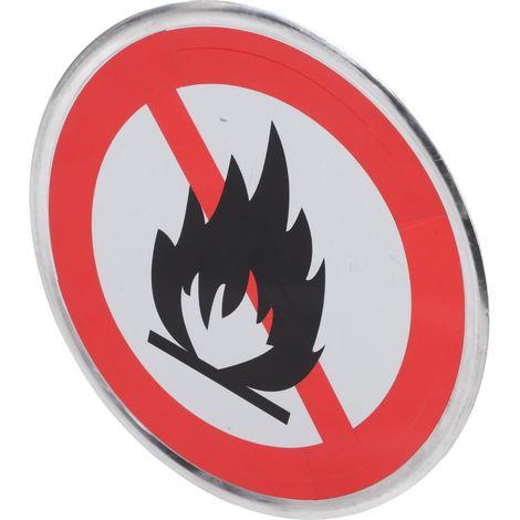 Panneau Avertissement de Sécurité Incendie Forêt Été en Aluminium Facile à Installer pour Prévention Incendie Camping et Zones Naturelles (1/5)