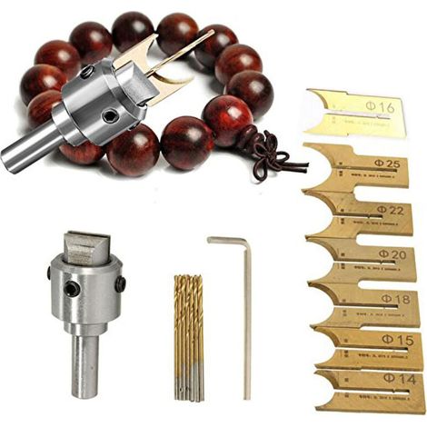 Fräser-Set für Holzbearbeitung, Fräser-Set, kleines tragbares Werkzeugset aus hochfestem legiertem Stahl, 16-teilig
