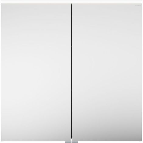 Armoire de toilette burgbad Eqio avec applique LED et éclairage (1/2)