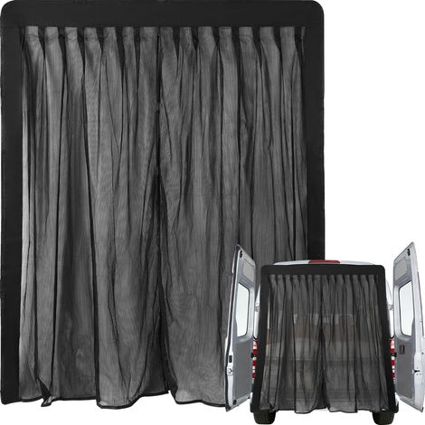 Jiubiaz Mosquitera magnética para puerta de coche 210 x 165 cm. Red antiinsectos para coche, furgoneta, SUV y camping. Fácil instalación