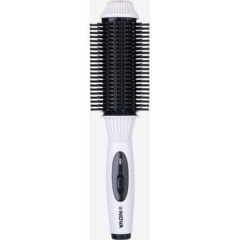 Brosse À Cheveux Électrique - Thermostat Température Constante - Technologie Tourmaline - Pour Lissage Et Bouclage - 30 W (1/5)