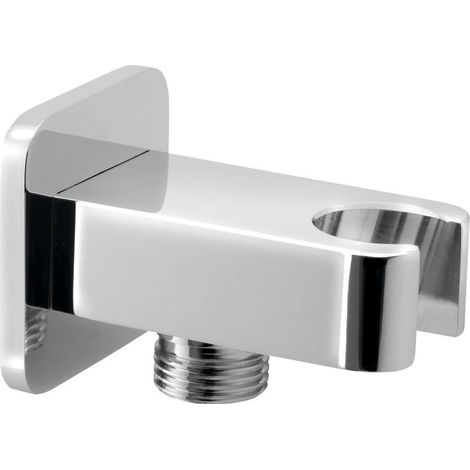 Sapho Jumper - Soporte de ducha con salida, cromo JM540