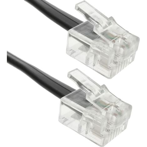 BeMatik - Le câble téléphonique RJ11 á 4 fils (15m) (1/5)