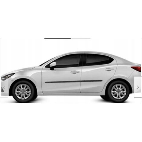 Moulures de porte latérales noires pour Mazda 2 Berline 15-19 (1/5)
