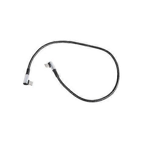 Hochgeschwindigkeits-USB-C-Kabel (66 W, 25/50 cm), Verlängerungskabel, Schnellladekabel mit 480 Mbit/s Datenübertragung für Smartphones und Tablets (Doppelwinkelstecker, 0,5 m)