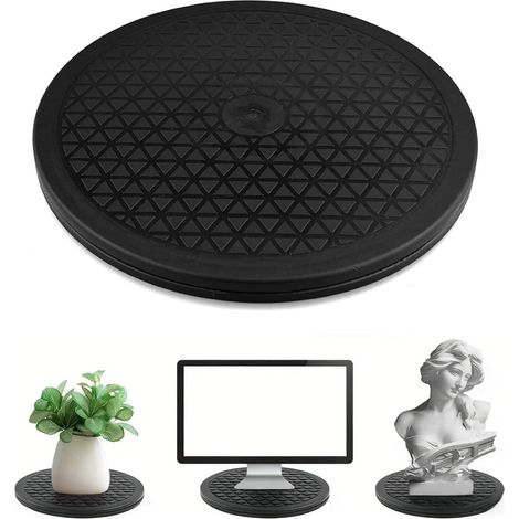 Rotating Turntable, 360 Degree Rotating Turntable, TV Stand Swivel Tray, Universal Round Turntable Manual Steel Balls, Cake Decoration, 20 cm Width Max Load 15 kg (1/5)