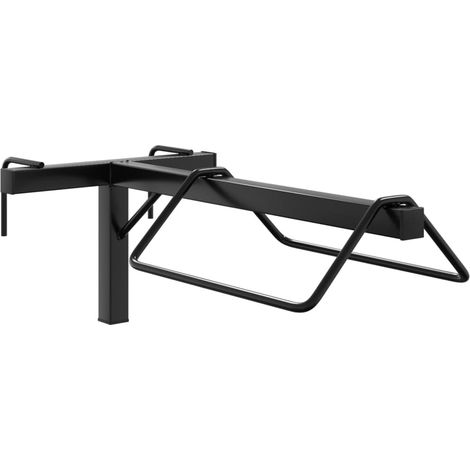 Soporte de silla de montura de pared hierro negro vidaXL (1/5)