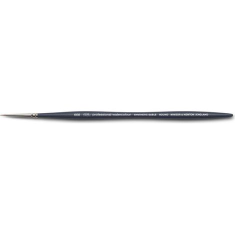 Pinceau rond n°000 aquarelle professionnelle Winsor & Newton (1/3)