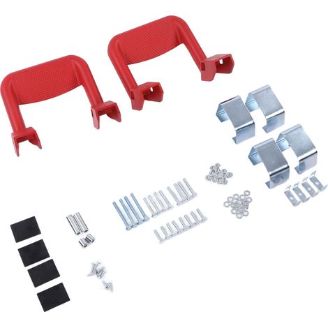 Jeu de 2 Marchepieds Latéraux en Alliage d'Aluminium pour Chevrolet Avalanche 2002-2013, Rouge, Remplacement de Marchepied de Ramassage (1/5)