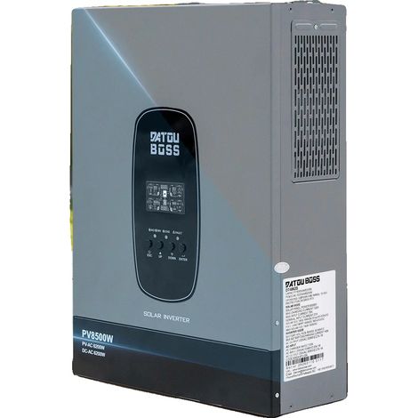 Inversor solar híbrido, entrada fotovoltaica de 8500 W, salida de onda sinusoidal pura de 6200 W y 48 V. (1/2)