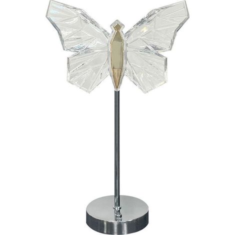 Lampe de Table Lampe de Table en cristal papillon. lampe de nuit décorative. intensité variable (1/2)
