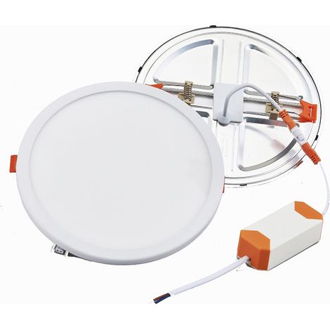 Downlight Led Circular Empotrable 20W 4000K Corte Ajustable 50mm a 210mm Regulable