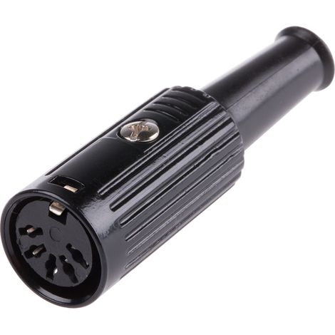 Connecteur DIN RS PRO, 5 contacts, Femelle, Montage sur câble ( Prix pour 1 )