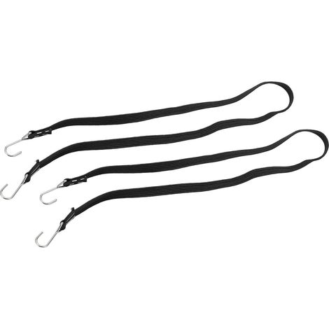 2 Pièces Sangles Élastiques RC Nylon pour Attache et Fixation de Tous Modèles de Voitures Télécommandées Noires (1/5)