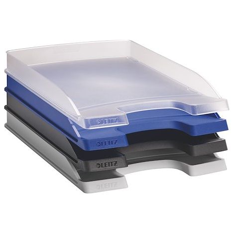 Corbeille à courrier Leitz slim translucide (1/2)