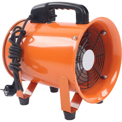 Ventilateur portatif 180W haute vitesse, silencieux, extraction d'air, prise européenne 220V, portable à main, faible bruit, pour atelier et maison