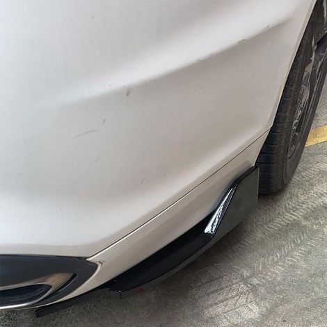 Paraurti posteriore in fibra di carbonio PP nera per protezione dagli urti e modifica estetica esterna dell'auto. (1/5)