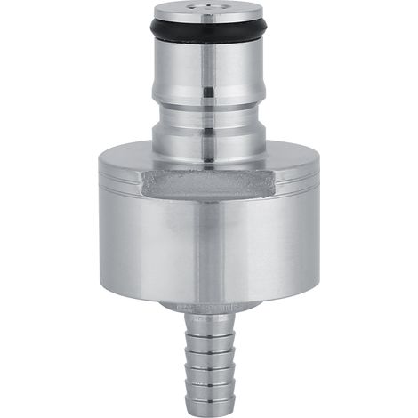 Embout de carbonation inoxydable pour bière maison, raccord liquide ball lock 1/4" barbelé, bouchon carbonateur robuste, équipement de brassage (1/3)