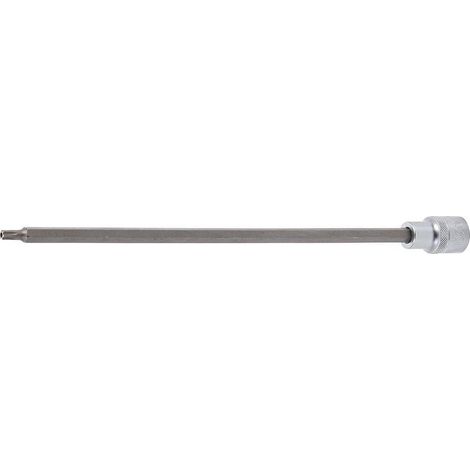 Douille à Embouts 300 mm - 12,5 mm (1/2) Profil Torx T30 Percé - Précision et Robustesse, Acier - D-Work