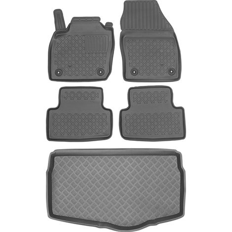 Volkswagen T-Cross Crossover de 2018 (JUEGO) - Alfombrillas para coche + alfombrilla para maletero