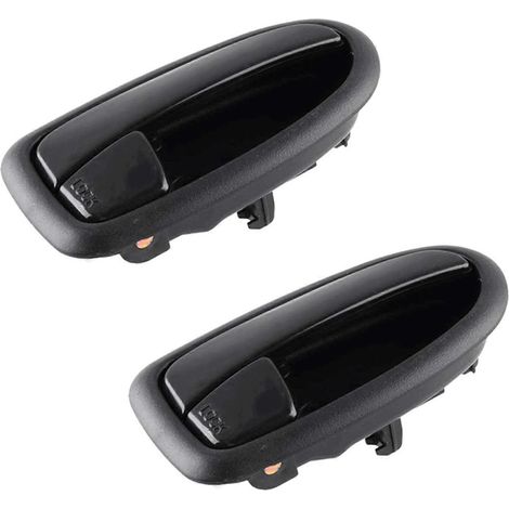 Lot de 2 poignées de porte intérieures noires pour Hyundai Matrix Lavita 2001-2010, référence 82620-17010, côté droit (1/5)