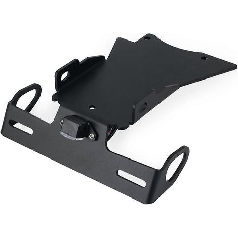 Support de plaque d'immatriculation avec éclairage LED pour YAMAHA FZ6 N/S FZ6N FZ6S 2004-2010 (1/4)