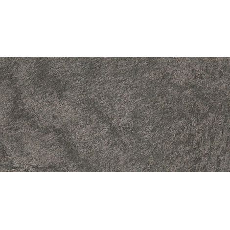 Carrelage effet Pierre Quartzite Gris Argile 60x30x0,9 cm Mat Teravio - Sol et mur intérieur (vendu par carton de 1,26 m²) - RO'MA CARRELAGE