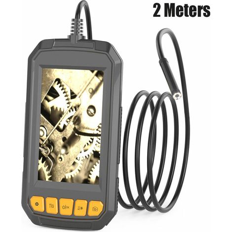 Endoscope, endoscope industriel, écran 4.3", vue large étanche, automobile, climatisation, inspection de moteur, 2m - 2m (1/5)