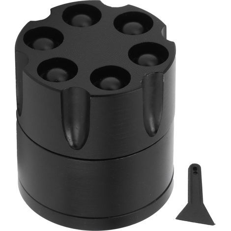 Mini Meuleuse Innovante Forme Compacte Légère Broyeur Herbes à Café Outil de Broyage pour Domicile Noir (1/5)