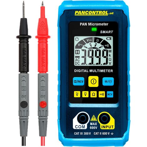 Multímetro digital de bolsillo pan micrometer cat iii 300 v