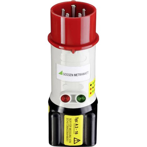 Gossen Metrawatt A3-16 Messadapter CEE-Stecker 16 A 5polig - Buchse 4 mm